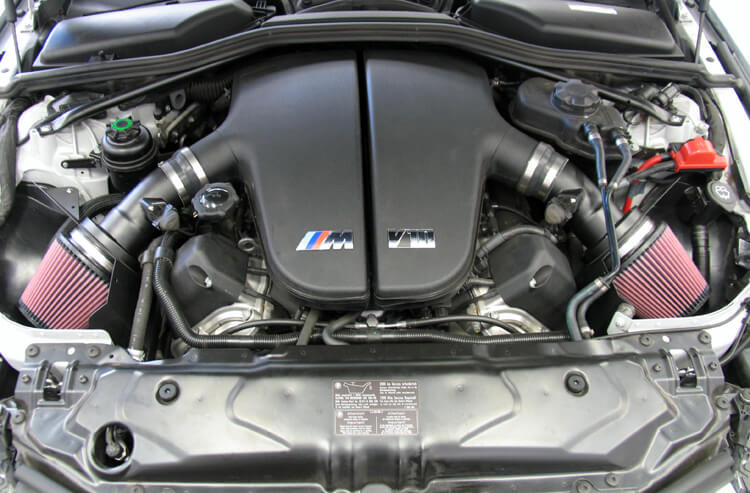 air filter on a BMW