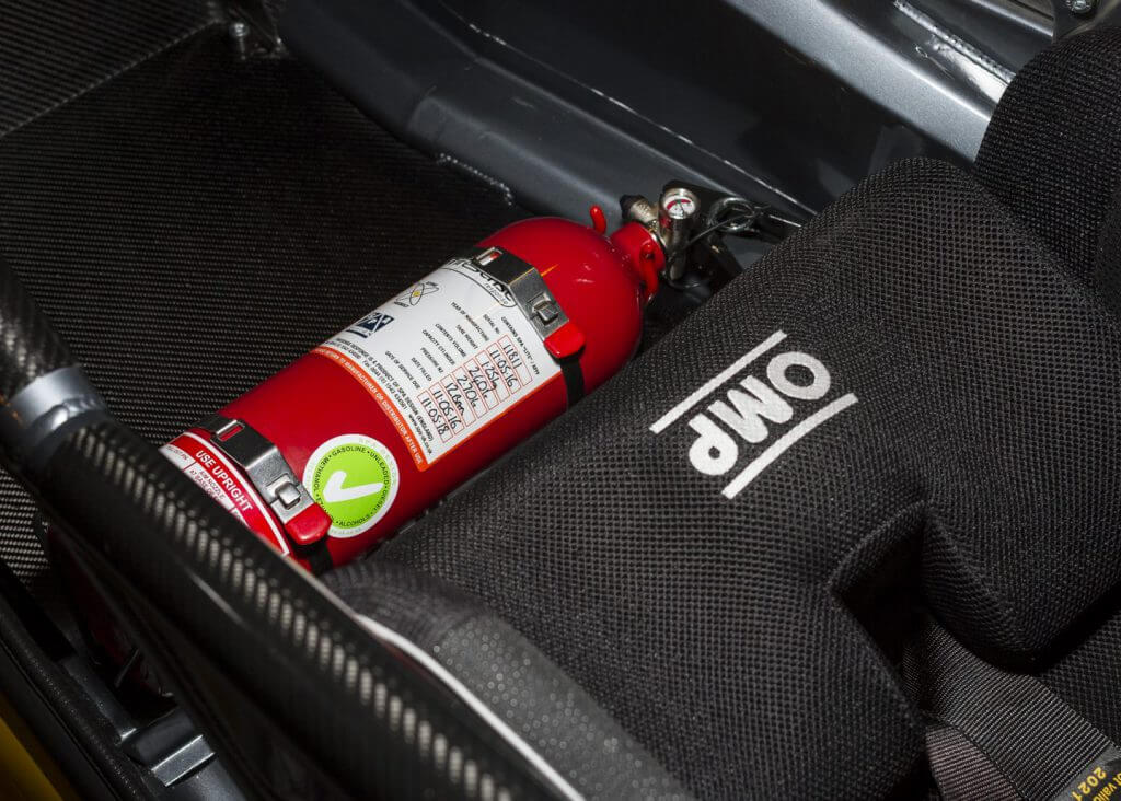 automotive fire extinguisher