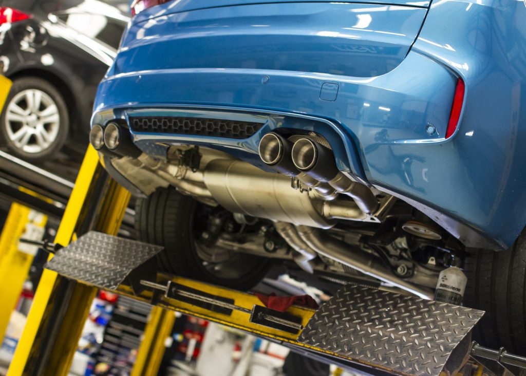 Performance exhaust systems for outlet cars