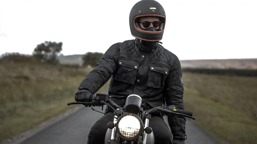 merlin wax cotton motorcycle jacket