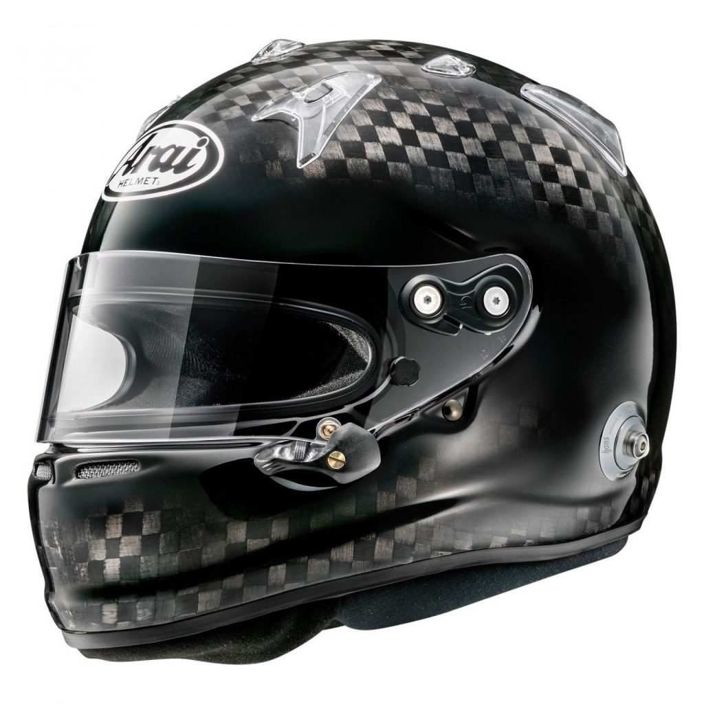 Typical example of an FIA 8860-2018 approved helmet