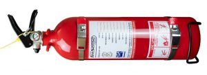 Fire extinguisher for car