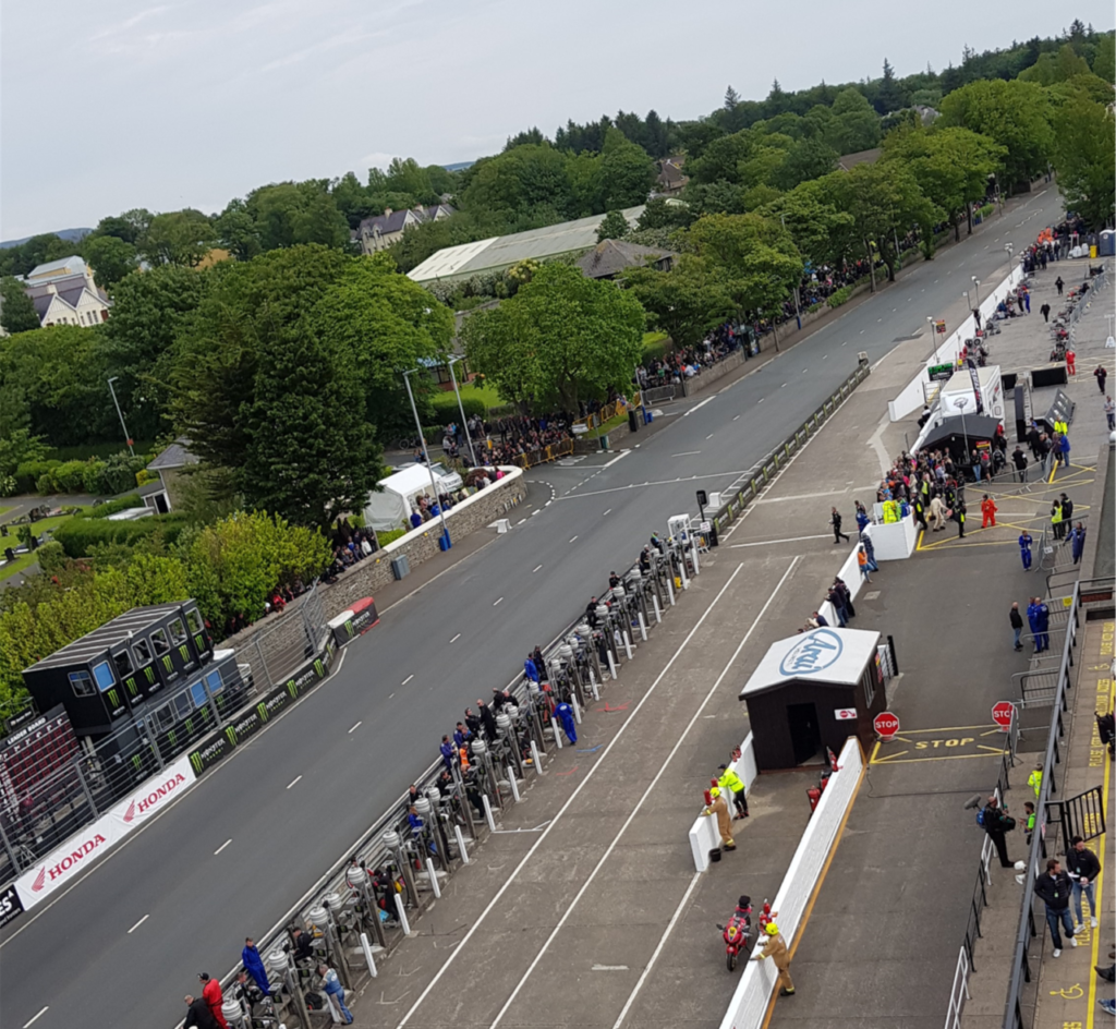 Isle of Man TT Paddock