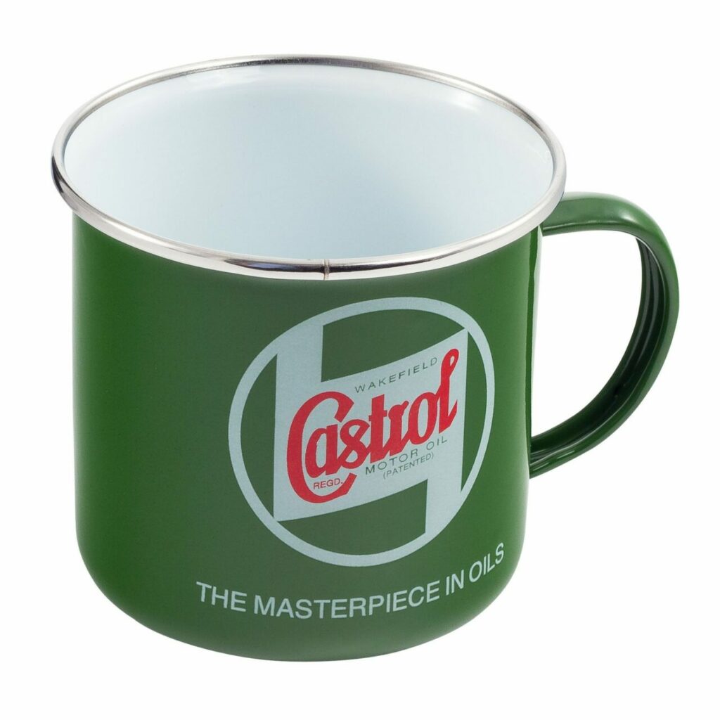 Castrol Classic Enamelled Tin Mug
