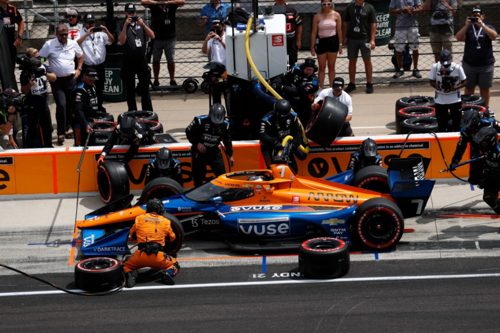 Indycar racing pit equipment