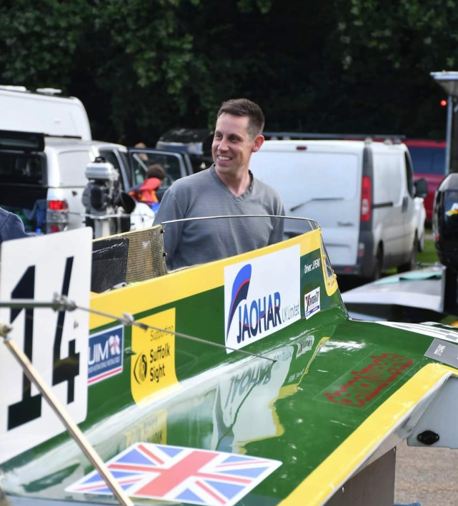 In The Spotlight Jason peak Power Boat Racer