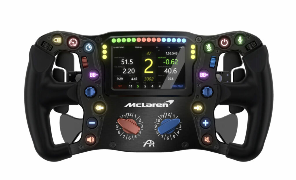 Ascher Racing McLaren Artura Ultimate Sim Racing Steering Wheel