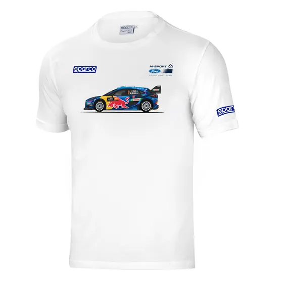 Sparco Ford M-Sport Teamwear White Puma T-Shirt