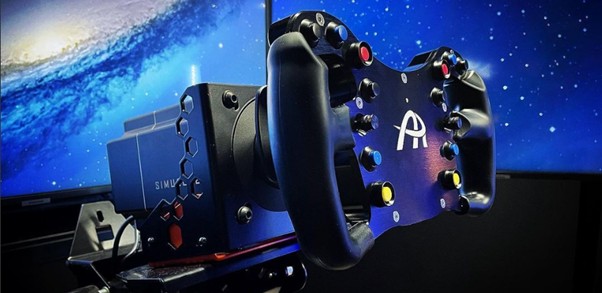 Ascher Racing wheel and Simucube wheel base