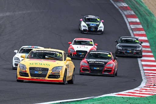 Audi TT's on track