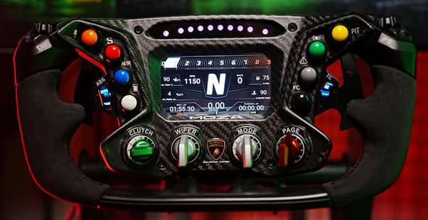 Lamborghini sim racing wheel