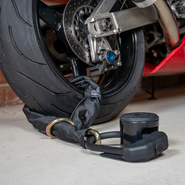 A heavy-duty chain lock