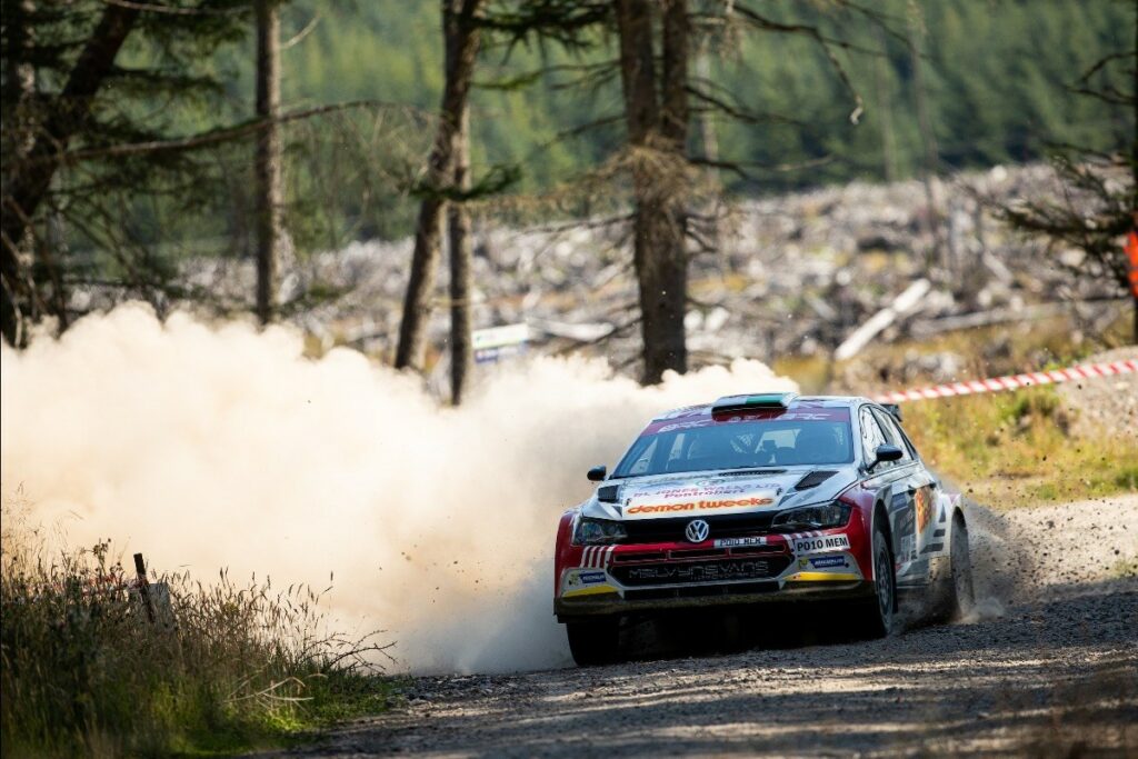 Osian Pryce maintains British Rally Championship