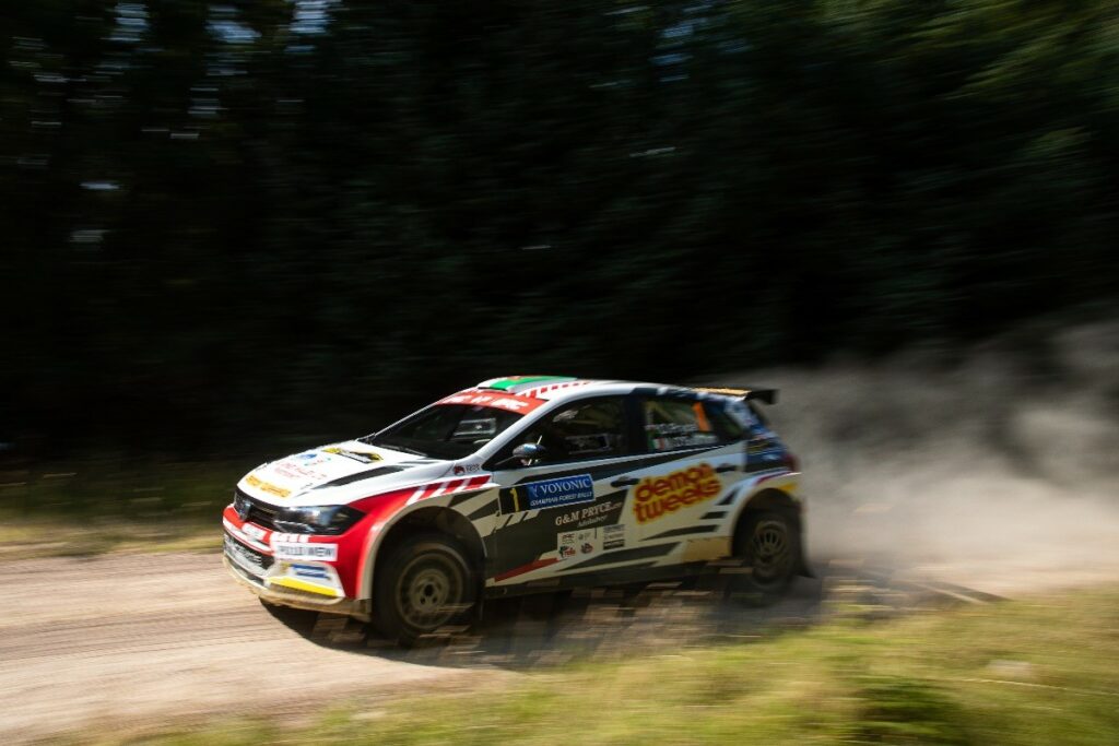 Osian Pryce maintains British Rally Championship challenge