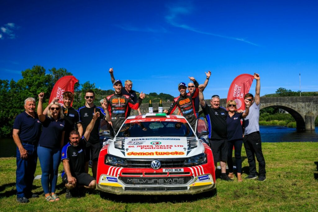 Osian Pryce Celebrates 100th Rally With Victory
