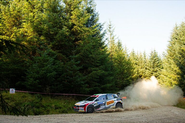 Osian Pryce maintains British Rally Championship challenge