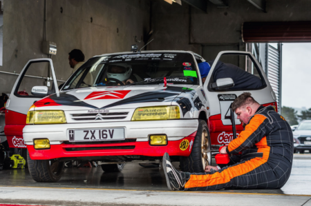 Citroen ZX in garage