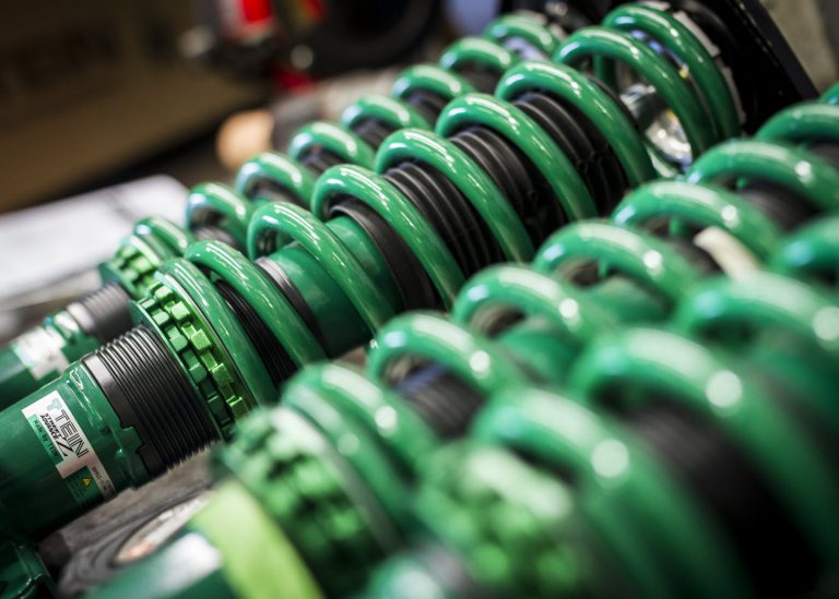 Coilovers come as a complete package