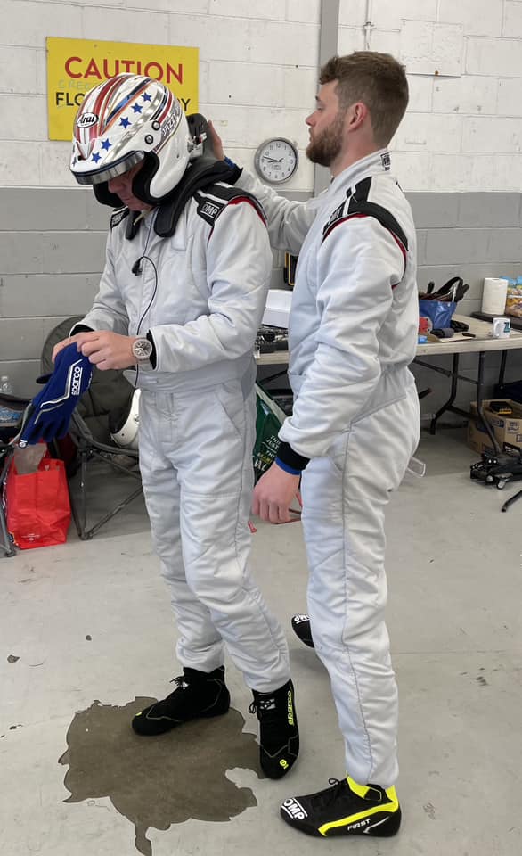 Team LARR Motorsport in the garage